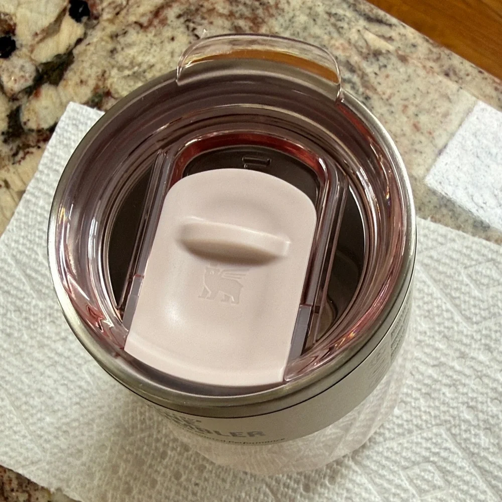Stanley Pink Vacuum-Insulated Wine Tumbler - Picture 2 of 3